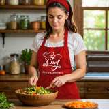 Престилка с надпис Chef и име