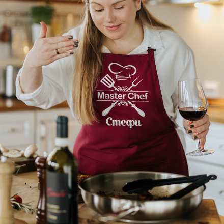 Престилка с надпис - Master Chef