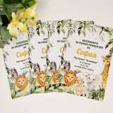 Покана за рожден ден или кръщене на дете - Джунгла