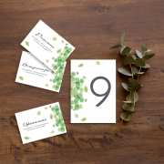 Сватбени покани в зелен цвят