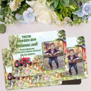 Магнити със снимка и животни от фермата – за подаръци Магнити със снимка и фермерски животни – подарък за гости на детски празник