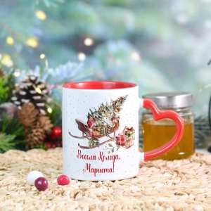 Коледна чаша за кафе