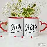 Комплект чаши за двойки "His" и "Hers"