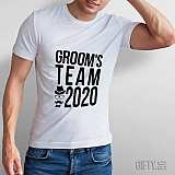 Тениски за ергенско парти с надпис - Groom`s Team
